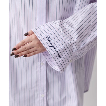 カフスメッセージシャツ （white）｜詳細画像