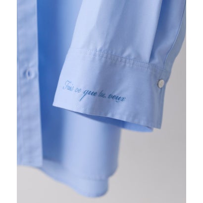 カフスメッセージシャツ （white）｜詳細画像