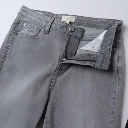 ビジューポイントスーパーストレッチフレアクロップドdenim （GRIGIO）｜詳細画像
