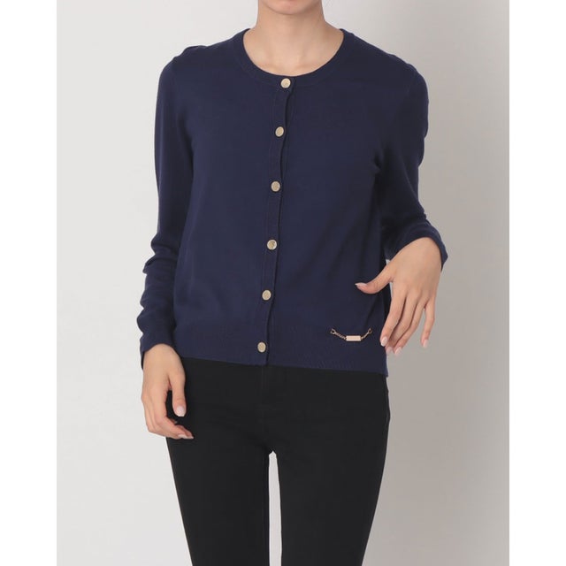 クルーネックカーディガン （NAVY）