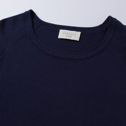 クルーネックニット （NAVY）｜詳細画像