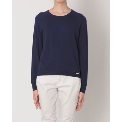 クルーネックニット （NAVY）｜詳細画像
