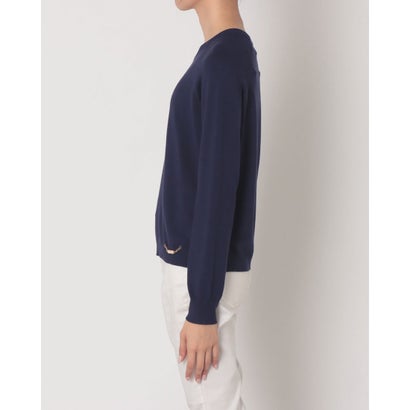 クルーネックニット （NAVY）｜詳細画像
