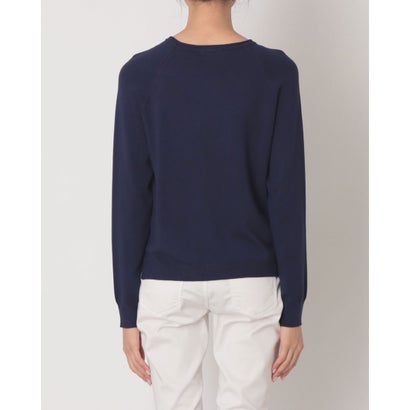 クルーネックニット （NAVY）｜詳細画像