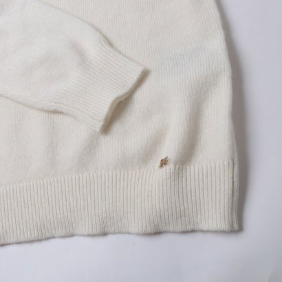 クルーネック ドロップショルダーニット （OFF WHITE）｜詳細画像