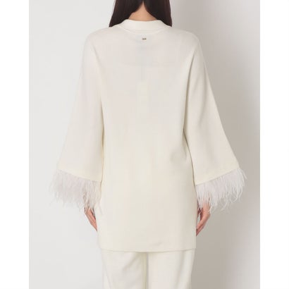 フェザーポイントニットジャケット （OFF WHITE）｜詳細画像