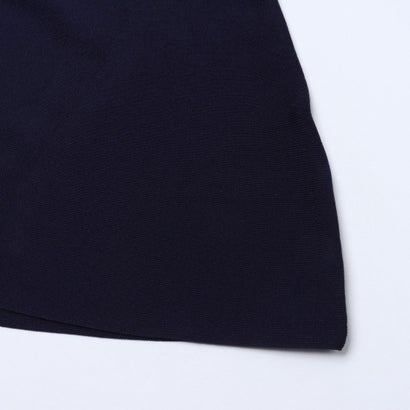 ショルダーボタンポイントフレアスカートニットワンピース （NAVY）｜詳細画像