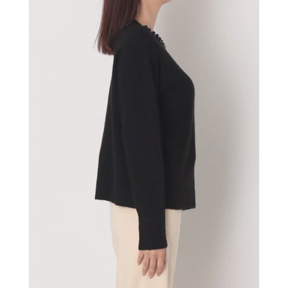 パール×ビジューポイントオーバーニット （ブラウスACK）｜詳細画像