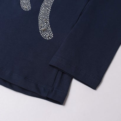 ラインストーンリボンポイントロンT （NAVY）｜詳細画像