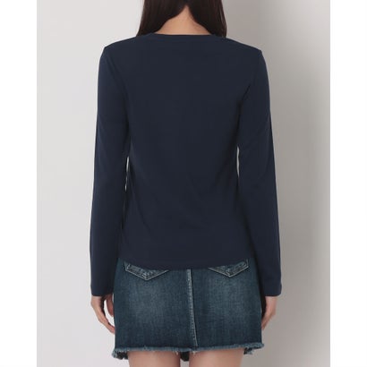 ガウディ GAUDI ラインストーンリボンポイントロンT （NAVY）｜詳細画像