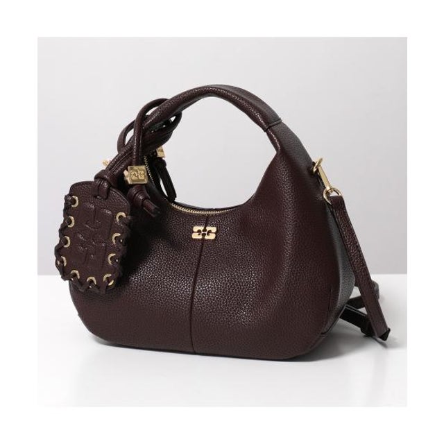 ハンドバッグ Hobo Mini Grained ショルダーバッグ （A7102/979/Chicory-Coffee）