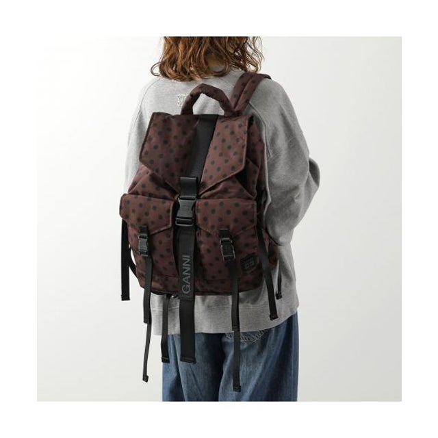 バックパック Re-Tech Printed Nylon Backpack C2010001 （979/Chicory-Coffee）