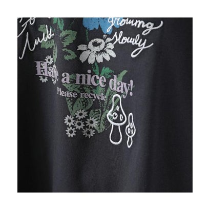 GANNI 長袖 Tシャツ Basic Cotton Jersey Longsleeve カットソー （A1050305/252/Phantom）｜詳細画像
