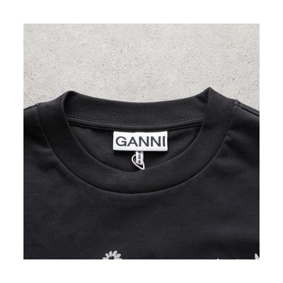 GANNI 長袖 Tシャツ Basic Cotton Jersey Longsleeve カットソー （A1050305/252/Phantom）｜詳細画像