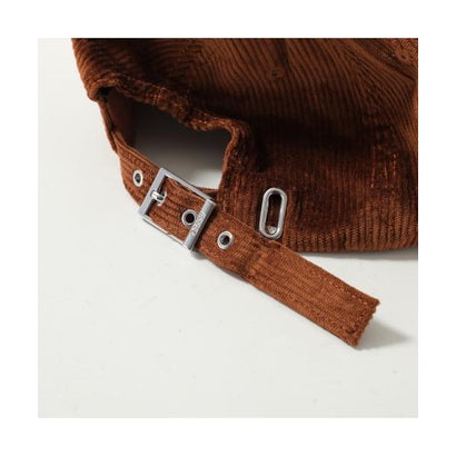 GANNI キャップ Corduroy Ganni Cap B3020261 コーデュロイ （900/Tortoise-Shell）｜詳細画像