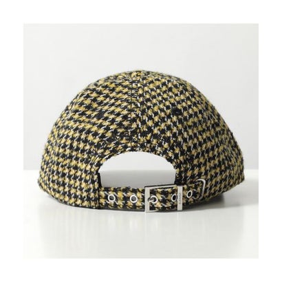 ガニー GANNI GANNI キャップ Woollen Check Cap B3020269 チェック柄 （358/Blazing-Yellow）｜詳細画像
