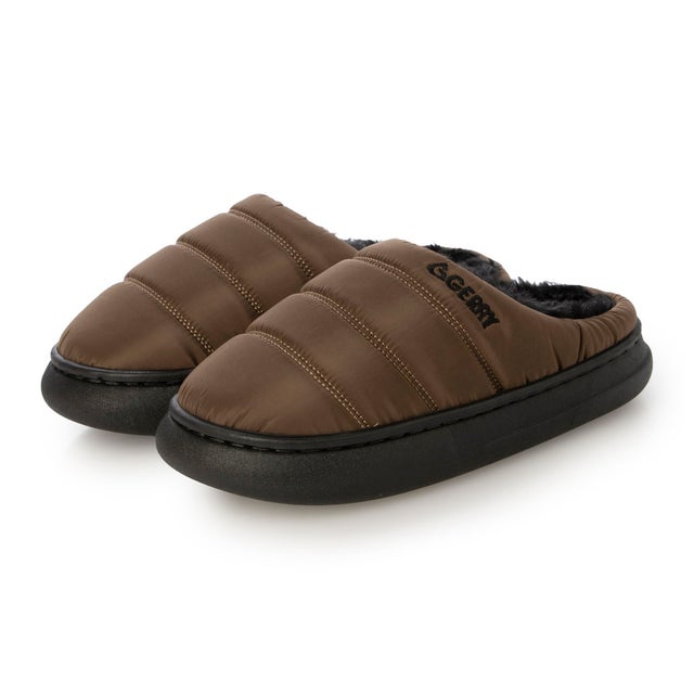 GR5582 レディース サンダル スリッポン サボ 軽量 モックシューズ 黒 厚底 おしゃれ （BROWN）
