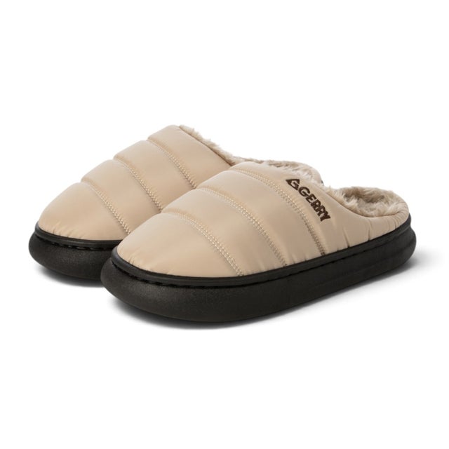 GR5582 レディース サンダル スリッポン サボ 軽量 モックシューズ 黒 厚底 おしゃれ （BEIGE）