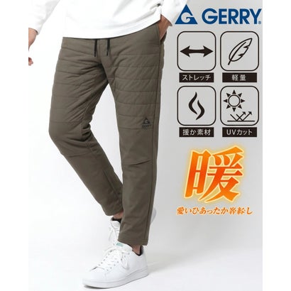 ジェリー GERRY ★/★ インサレーション中綿パンツ 暖かい 暖パン 軽量 ダウンパンツ メンズ 冬 ボトムス 切替え ストレッチ UVカット中綿キャンプパンツ スポーツ アウトドア 暖かい ゴルフパンツ （ハーフブラウン）｜詳細画像