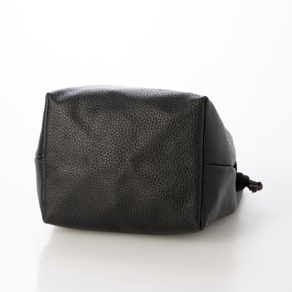ジェニュインレザー Genuine Leather 本革巾着 （BLACK）｜詳細画像