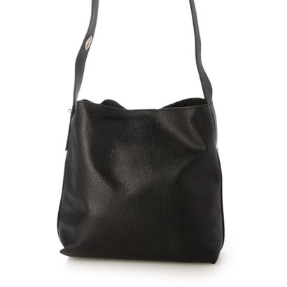 ジェニュインレザー Genuine Leather 軽量牛革ショルダー （BLACK）｜詳細画像