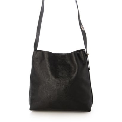 ジェニュインレザー Genuine Leather 軽量牛革ショルダー （BLACK）｜詳細画像