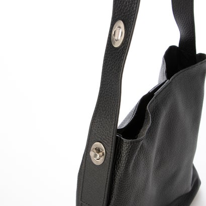 ジェニュインレザー Genuine Leather 軽量牛革ショルダー （BLACK）｜詳細画像