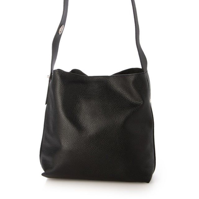 軽量牛革ショルダー （BLACK）