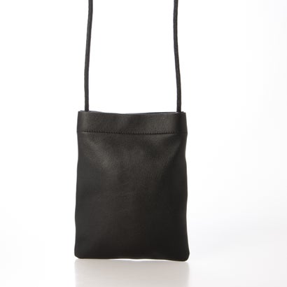 ジェニュインレザー Genuine Leather 本革ミニサコッシュ （BK）｜詳細画像