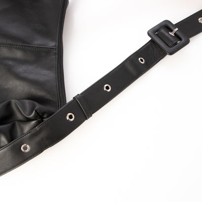 ジェニュインレザー Genuine Leather 本革ワイドSHO （BK）｜詳細画像