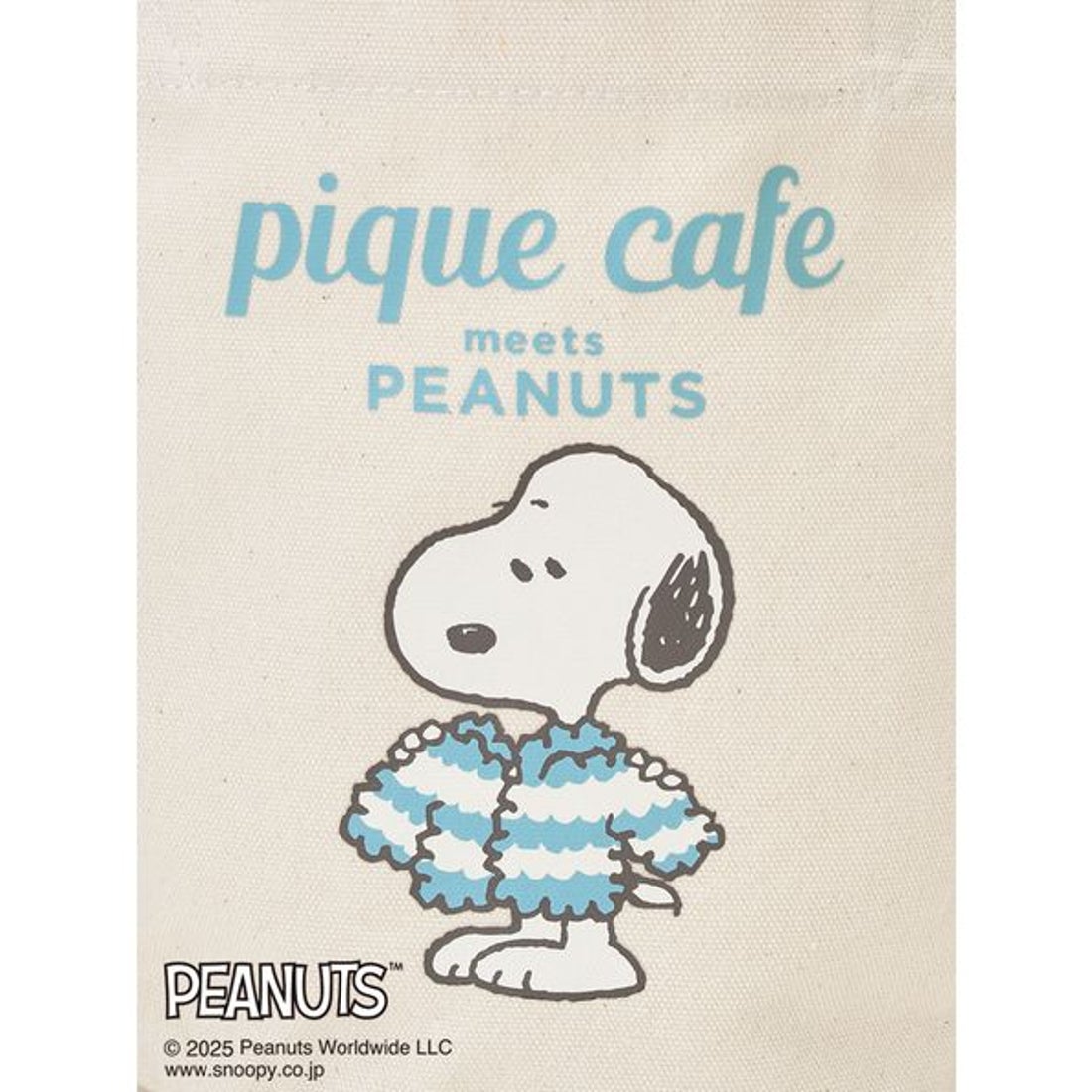 ジェラピケ PEANUTS トートバッグ ジェラートピケ カフェ スヌーピー