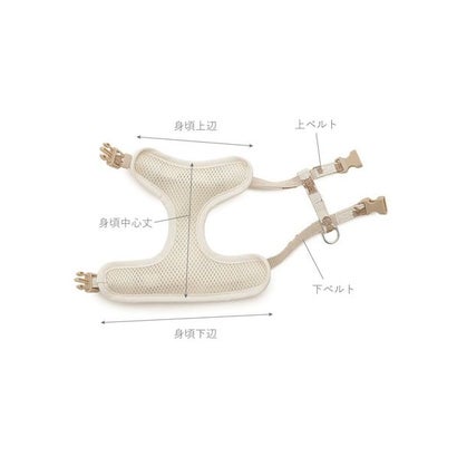 ジェラート ピケ キャットアンドドッグ GELATO PIQUE CAT&DOG 背中あきハーネス 【返品不可商品】 （CGRY）｜詳細画像