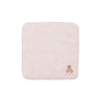 ベア刺繍ハンドタオル （CGRY）｜詳細画像
