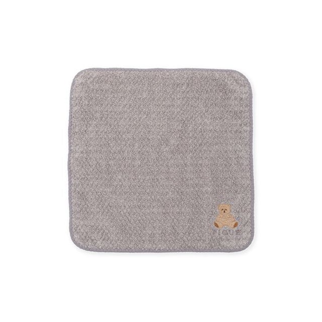 ベア刺繍ハンドタオル （CGRY）