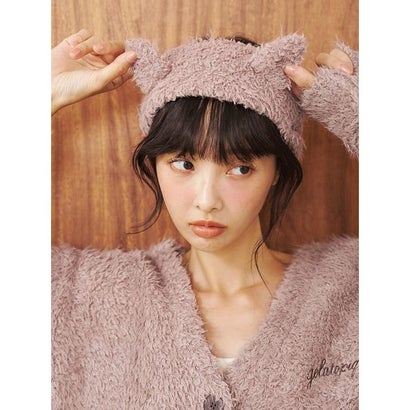 フェザーキャットヘアバンド （BEG）｜詳細画像