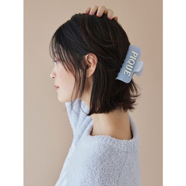 カラバリロゴヘアクリップ （BLU）
