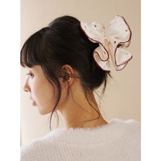 ピコレースシュシュ2点セット （OWHT）