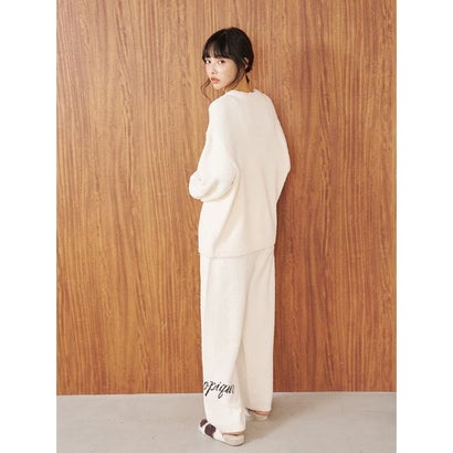 【ONLINE限定】ベビモコキャットジャガードプルオーバー&ロングパンツセット （PNK）｜詳細画像