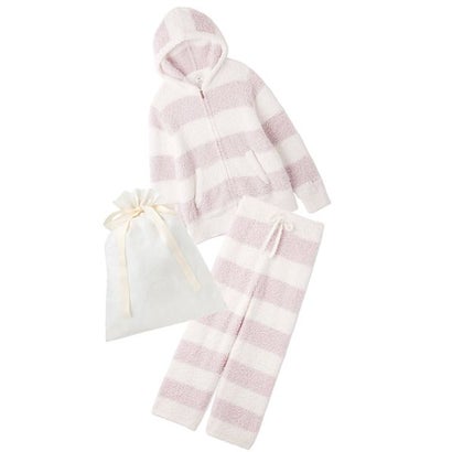 【ラッピング済み】【ONLINE限定】ジェラート2ボーダーパーカ&ロングパンツセット （PNK）｜詳細画像