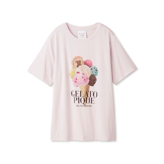 
                    【15th】ワンポイントTシャツ （PNK）