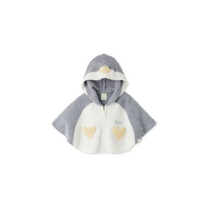 【旭山動物園】【BABY】アニマルポンチョ （BLU）｜詳細画像