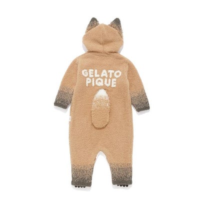 ジェラート ピケ キッズ＆ベビー GELATO PIQUE KIDS & BABY 【旭山動物園】【BABY】アニマルロンパース （BLU）｜詳細画像