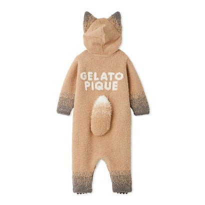 ジェラート ピケ キッズ＆ベビー GELATO PIQUE KIDS & BABY 【旭山動物園】【BABY】アニマルロンパース （BLU）｜詳細画像