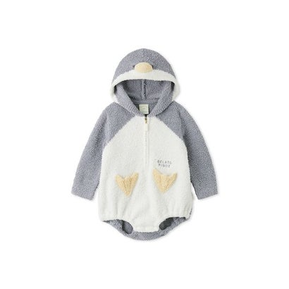 【旭山動物園】【BABY】アニマルロンパース （BLU）｜詳細画像