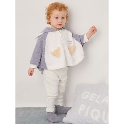 【旭山動物園】【BABY】アニマルポンチョ （BLU）｜詳細画像