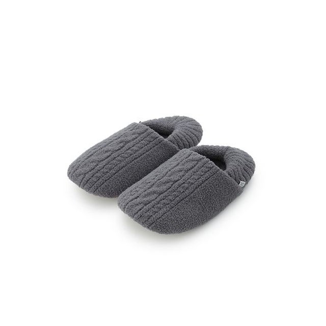 【HOMME】エアリーモコケーブルルームシューズ （GRY）