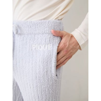 【HOMME】パウダーロゴジャガードプルオーバー&リブロングパンツセット （BLU）｜詳細画像