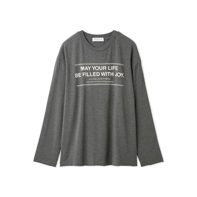 【HOMME】レーヨンロゴロンT （GRY）