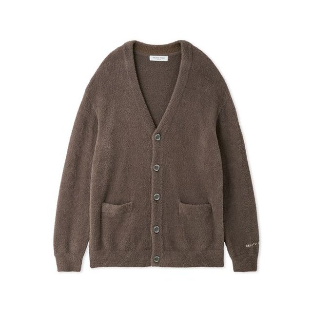 【HOMME】フェザーカーディガン （BRW）