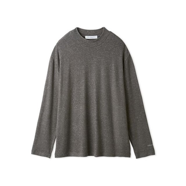 【HOMME】スノーモックネックロンT （DGRY）